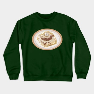 Cinnamon roll cartoon illustration Crewneck Sweatshirt